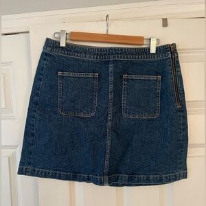 Denim Mini Skirt